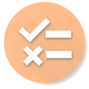 statistics formulas and notes icon