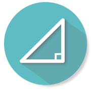 right triangle calculator icon